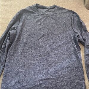 lululemon athletica Charcoal Long Sleeve Tee